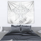 Maori Rugby Custom Ngaru Mangopare Tapestry Kiwikiwi Niho Taniwha Motif