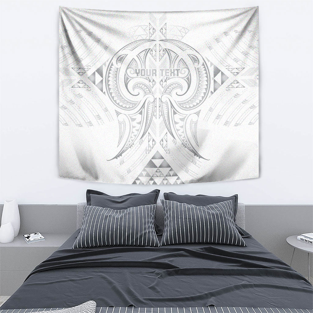 Maori Rugby Custom Ngaru Mangopare Tapestry Kiwikiwi Niho Taniwha Motif