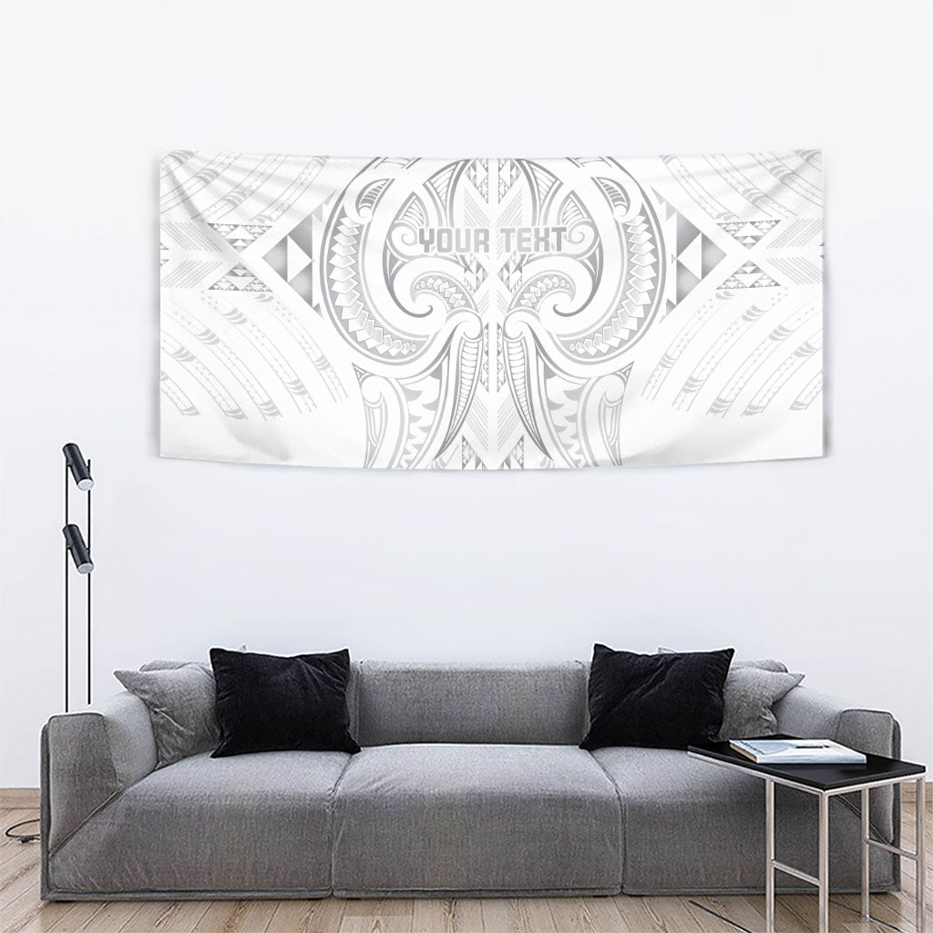 Maori Rugby Custom Ngaru Mangopare Tapestry Kiwikiwi Niho Taniwha Motif