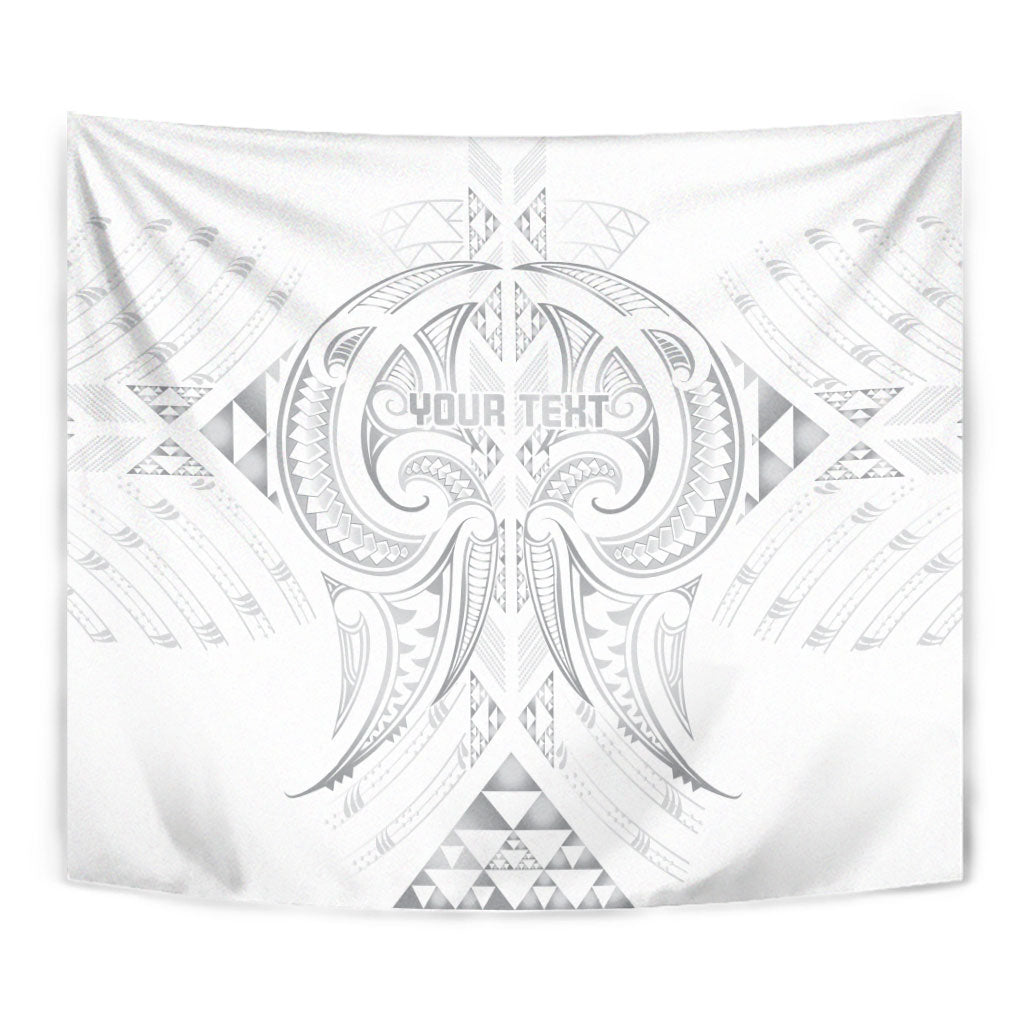 Maori Rugby Custom Ngaru Mangopare Tapestry Kiwikiwi Niho Taniwha Motif