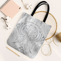 Maori Rugby Custom Ngaru Mangopare Tote Bag Kiwikiwi Niho Taniwha Motif