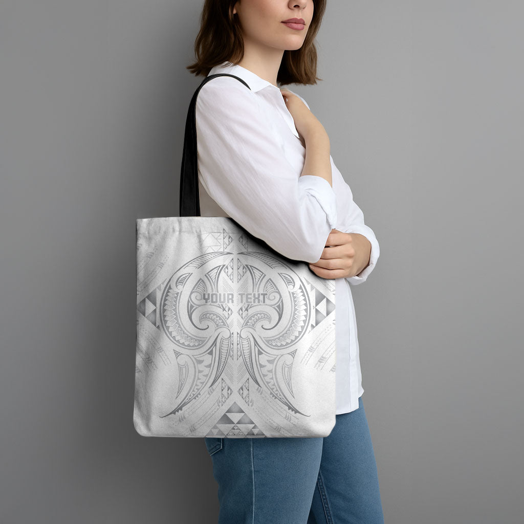 Maori Rugby Custom Ngaru Mangopare Tote Bag Kiwikiwi Niho Taniwha Motif
