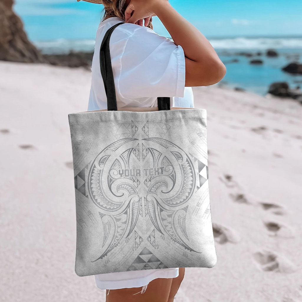 Maori Rugby Custom Ngaru Mangopare Tote Bag Kiwikiwi Niho Taniwha Motif