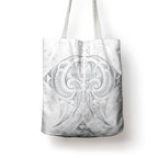 Maori Rugby Custom Ngaru Mangopare Tote Bag Kiwikiwi Niho Taniwha Motif