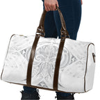 Maori Rugby Custom Ngaru Mangopare Travel Bag Kiwikiwi Niho Taniwha Motif