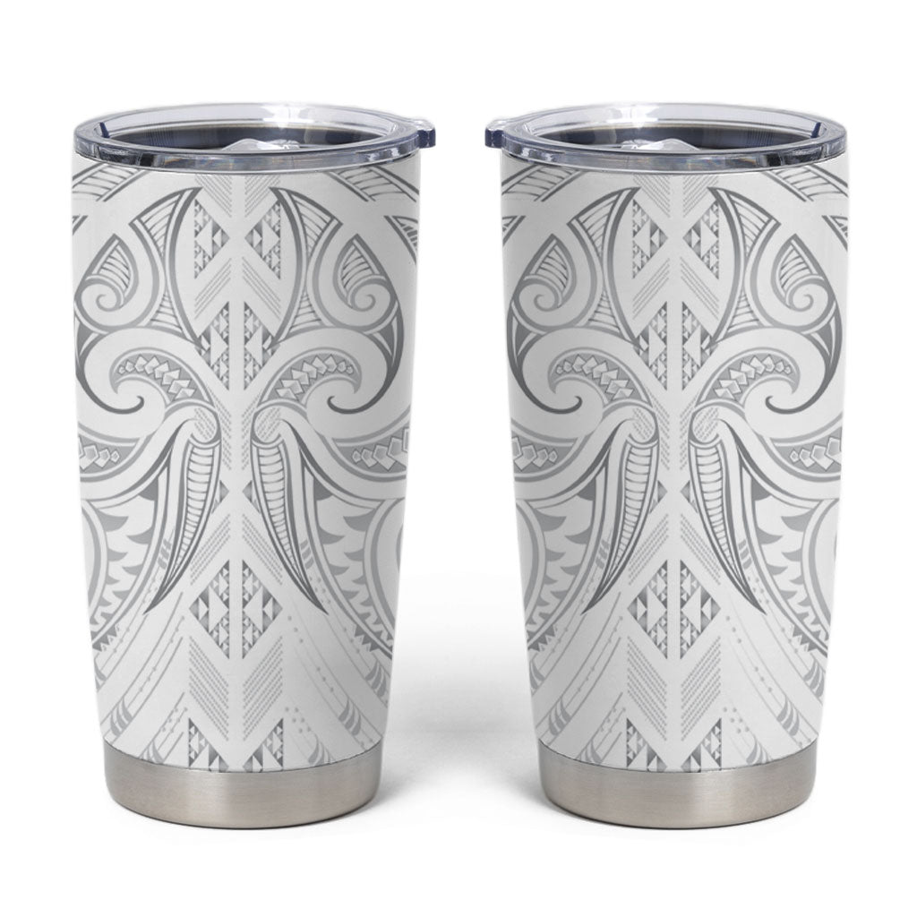 Maori Rugby Custom Ngaru Mangopare Tumbler Cup Kiwikiwi Niho Taniwha Motif