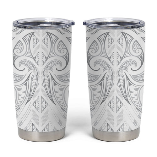 Maori Rugby Custom Ngaru Mangopare Tumbler Cup Kiwikiwi Niho Taniwha Motif