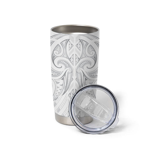 Maori Rugby Custom Ngaru Mangopare Tumbler Cup Kiwikiwi Niho Taniwha Motif