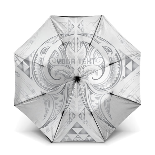 Maori Rugby Custom Ngaru Mangopare Umbrella Kiwikiwi Niho Taniwha Motif