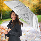 Maori Rugby Custom Ngaru Mangopare Umbrella Kiwikiwi Niho Taniwha Motif