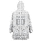 Maori Rugby Custom Ngaru Mangopare Wearable Blanket Hoodie Kiwikiwi Niho Taniwha Motif
