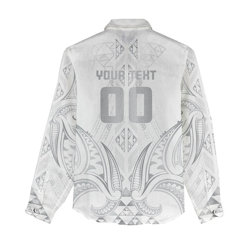 Maori Rugby Custom Ngaru Mangopare Women Casual Shirt Kiwikiwi Niho Taniwha Motif