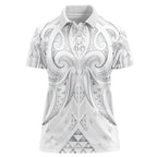 Maori Rugby Custom Ngaru Mangopare Women Polo Shirt Kiwikiwi Niho Taniwha Motif