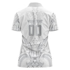Maori Rugby Custom Ngaru Mangopare Women Polo Shirt Kiwikiwi Niho Taniwha Motif