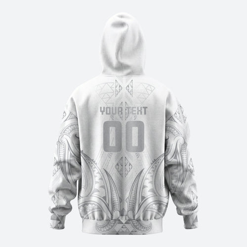 Maori Rugby Custom Ngaru Mangopare Zip Hoodie Kiwikiwi Niho Taniwha Motif