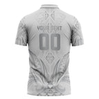 Maori Rugby Custom Ngaru Mangopare Zipper Polo Shirt Kiwikiwi Niho Taniwha Motif