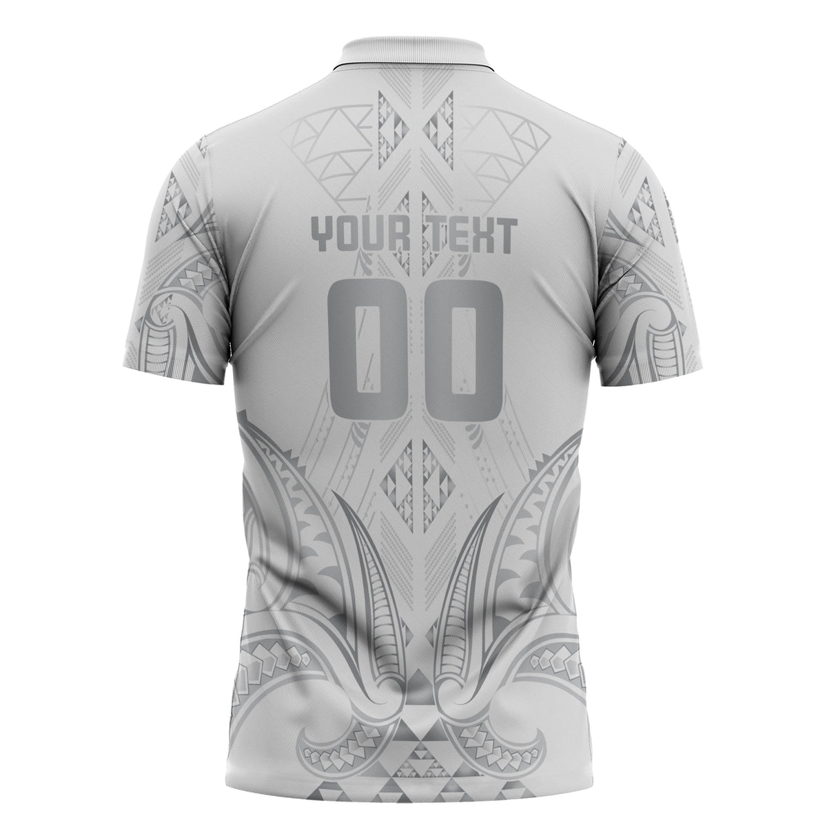 Maori Rugby Custom Ngaru Mangopare Zipper Polo Shirt Kiwikiwi Niho Taniwha Motif