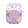 Maori Rugby Custom Ngaru Mangopare AirPods Case Mawhero Niho Taniwha Motif
