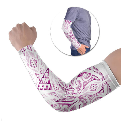 Maori Rugby Custom Ngaru Mangopare Arm Sleeves Mawhero Niho Taniwha Motif
