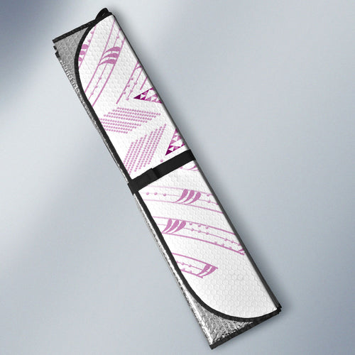 Maori Rugby Custom Ngaru Mangopare Auto Sun Shade Mawhero Niho Taniwha Motif