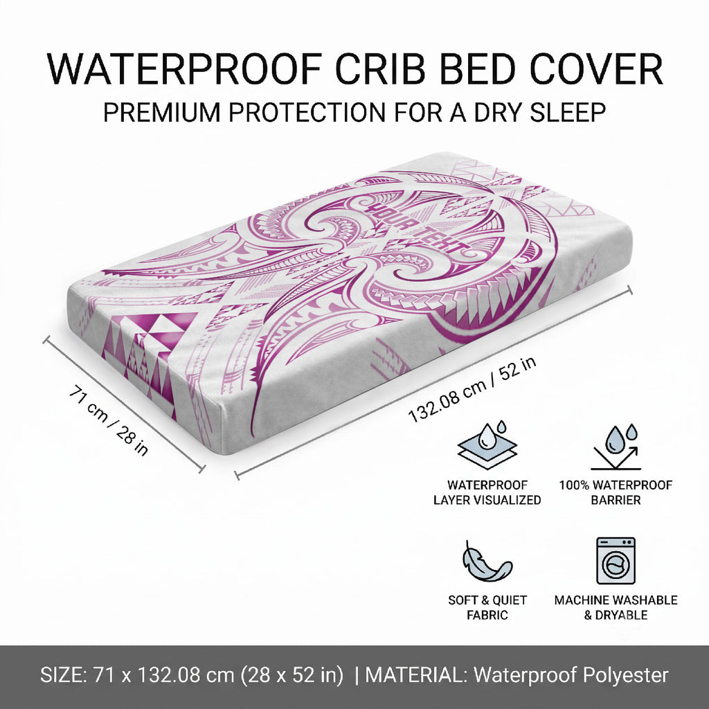 Maori Rugby Custom Ngaru Mangopare Baby Bed Cover Mawhero Niho Taniwha Motif