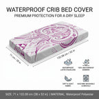 Maori Rugby Custom Ngaru Mangopare Baby Bed Cover Mawhero Niho Taniwha Motif