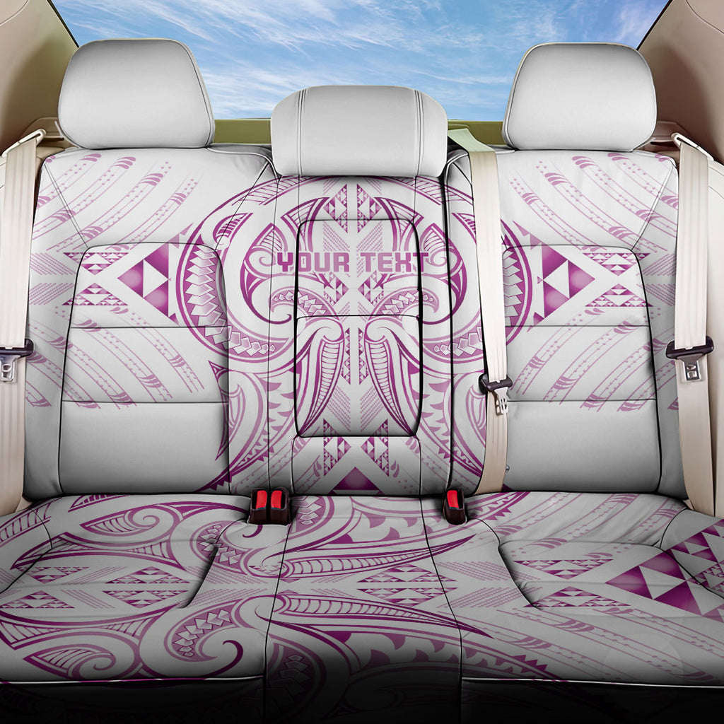 Maori Rugby Custom Ngaru Mangopare Back Car Seat Cover Mawhero Niho Taniwha Motif