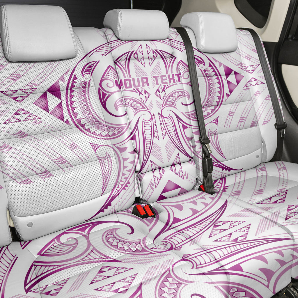 Maori Rugby Custom Ngaru Mangopare Back Car Seat Cover Mawhero Niho Taniwha Motif