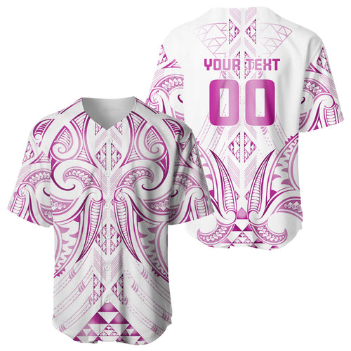 Maori Rugby Custom Ngaru Mangopare Baseball Jersey Mawhero Niho Taniwha Motif