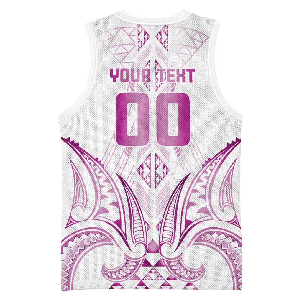 Maori Rugby Custom Ngaru Mangopare Basketball Jersey Mawhero Niho Taniwha Motif