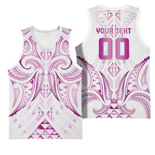 Maori Rugby Custom Ngaru Mangopare Basketball Jersey Mawhero Niho Taniwha Motif
