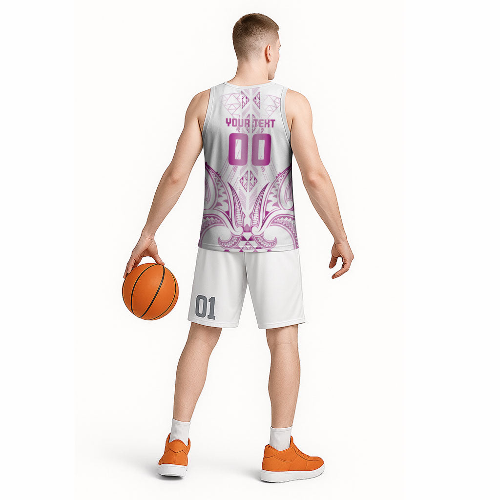 Maori Rugby Custom Ngaru Mangopare Basketball Jersey Mawhero Niho Taniwha Motif