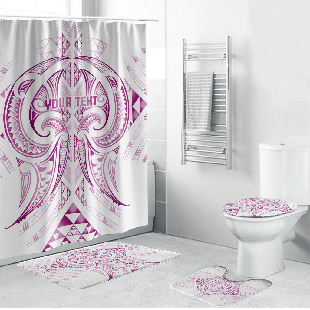 Maori Rugby Custom Ngaru Mangopare Bathroom Set Mawhero Niho Taniwha Motif