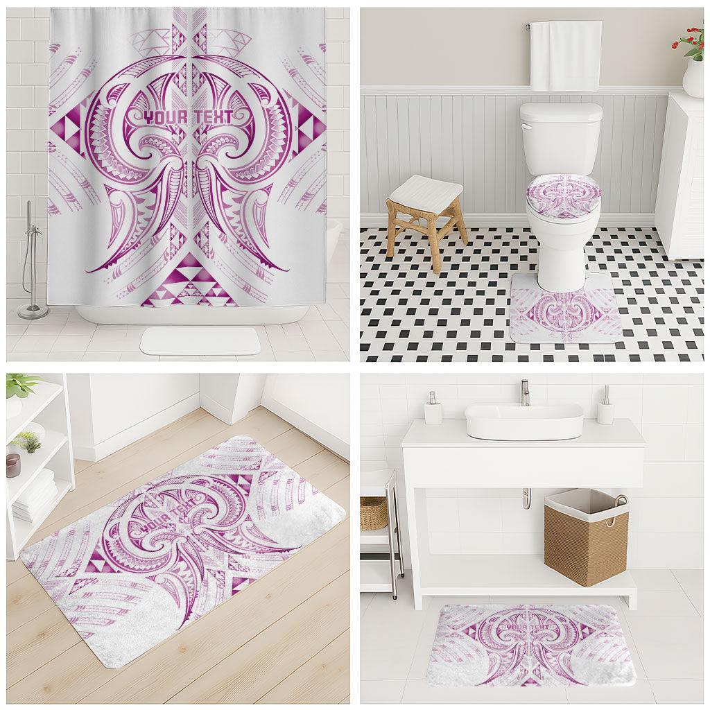 Maori Rugby Custom Ngaru Mangopare Bathroom Set Mawhero Niho Taniwha Motif
