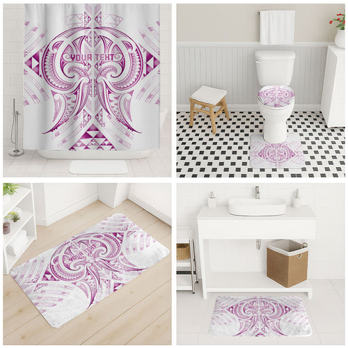 Maori Rugby Custom Ngaru Mangopare Bathroom Set Mawhero Niho Taniwha Motif