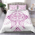Maori Rugby Custom Ngaru Mangopare Bedding Set Mawhero Niho Taniwha Motif