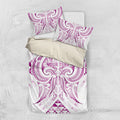 Maori Rugby Custom Ngaru Mangopare Bedding Set Mawhero Niho Taniwha Motif