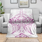 Maori Rugby Custom Ngaru Mangopare Blanket Mawhero Niho Taniwha Motif