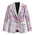 Maori Rugby Custom Ngaru Mangopare Blazer Mawhero Niho Taniwha Motif