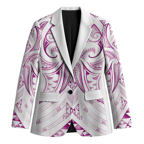 Maori Rugby Custom Ngaru Mangopare Blazer Mawhero Niho Taniwha Motif