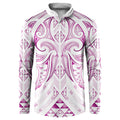 Maori Rugby Custom Ngaru Mangopare Button Sweatshirt Mawhero Niho Taniwha Motif