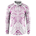 Maori Rugby Custom Ngaru Mangopare Button Sweatshirt Mawhero Niho Taniwha Motif