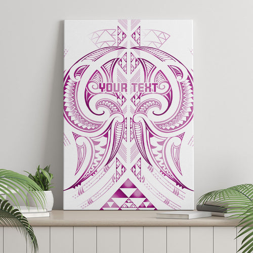 Maori Rugby Custom Ngaru Mangopare Canvas Wall Art Mawhero Niho Taniwha Motif