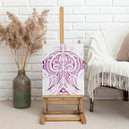 Maori Rugby Custom Ngaru Mangopare Canvas Wall Art Mawhero Niho Taniwha Motif