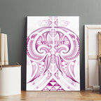 Maori Rugby Custom Ngaru Mangopare Canvas Wall Art Mawhero Niho Taniwha Motif