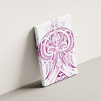 Maori Rugby Custom Ngaru Mangopare Canvas Wall Art Mawhero Niho Taniwha Motif