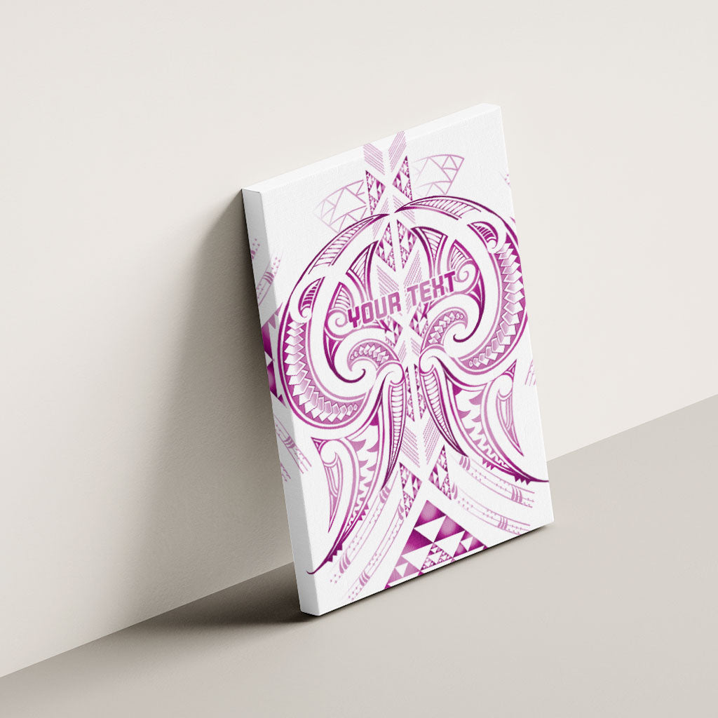Maori Rugby Custom Ngaru Mangopare Canvas Wall Art Mawhero Niho Taniwha Motif