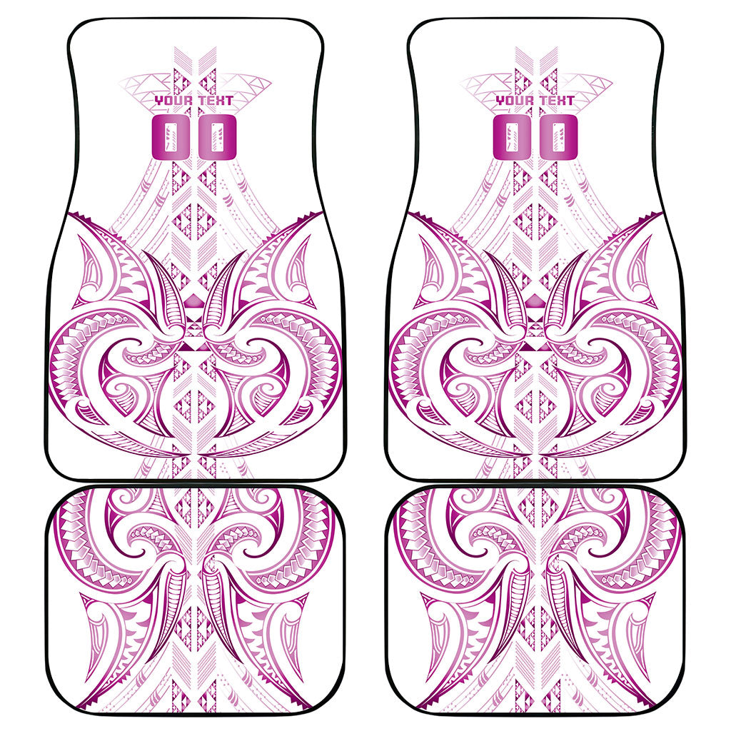 Maori Rugby Custom Ngaru Mangopare Car Mats Mawhero Niho Taniwha Motif