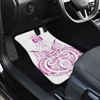 Maori Rugby Custom Ngaru Mangopare Car Mats Mawhero Niho Taniwha Motif