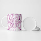 Maori Rugby Custom Ngaru Mangopare Ceramic Mug Mawhero Niho Taniwha Motif